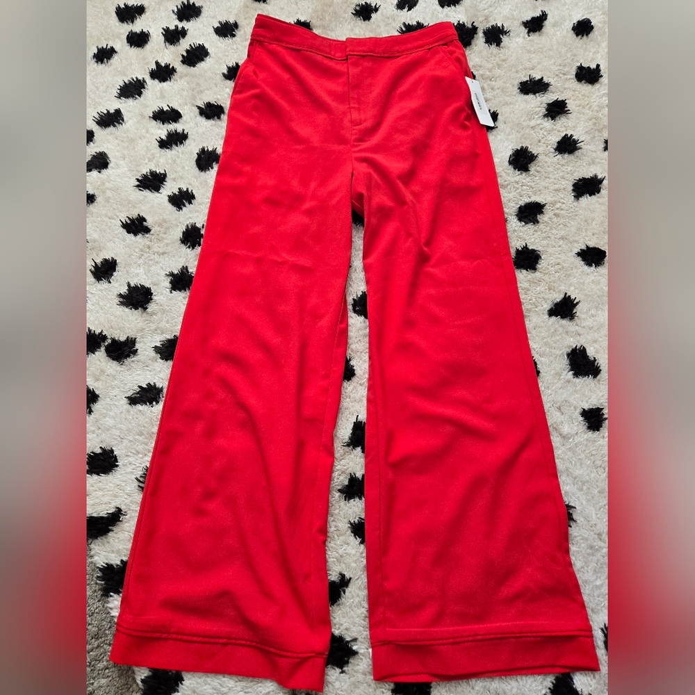 Red Dress Boutique, Endless Rose Large Red Wide Leg Pants. New NWT